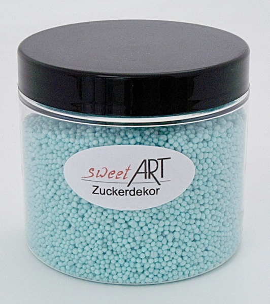 Zuckerperlen Mini Glimmer Türkis 40 g bei sweetART-01